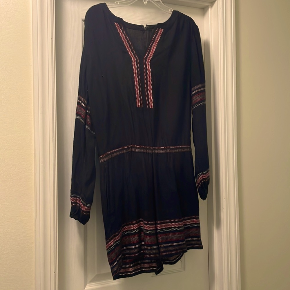 Black romper with Aztec details!